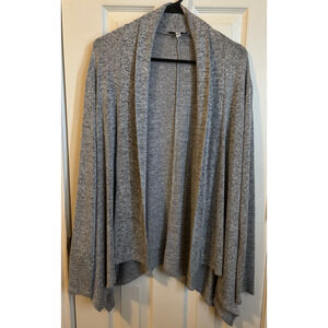 Purple Snow Cardigan Long Sleeve Gray Black Womens XL